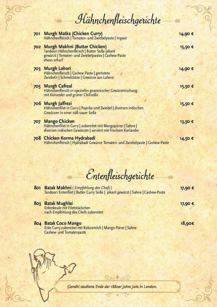 bapu restaurant india catering food berlin Stahnsdorfer Damm 19 menu 05
