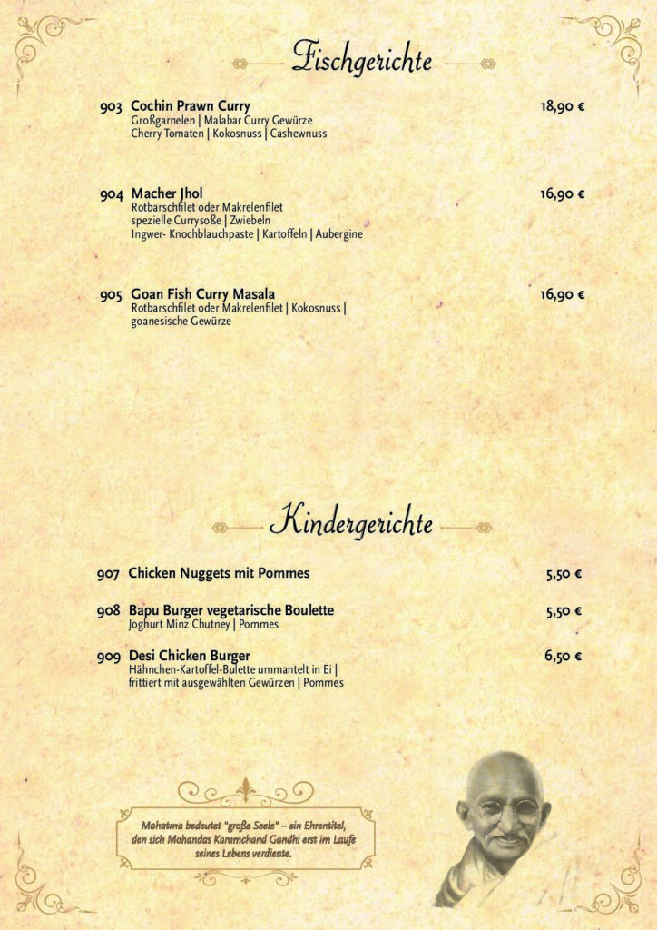 bapu restaurant india catering food berlin Stahnsdorfer Damm 19 menu 07