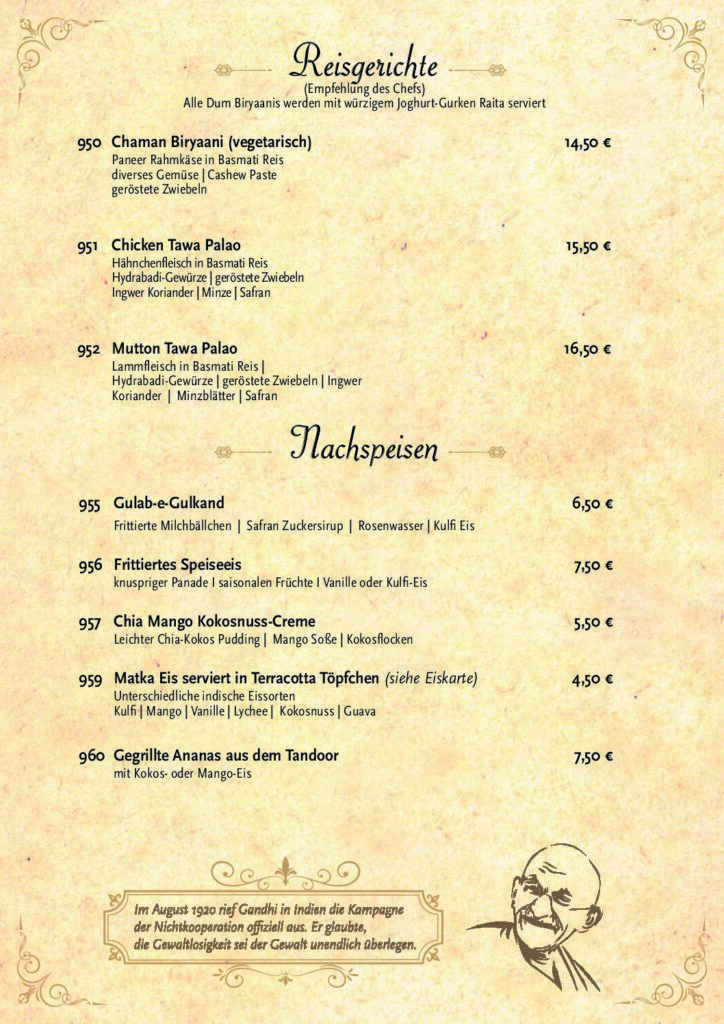 bapu restaurant india catering food berlin Stahnsdorfer Damm 19 menu 08